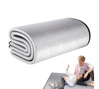 Estera de campamento | Aluminio de aluminio Manta impermeable Mostín de doble cara - aislamiento Hoy Experimenta la comodidad ideal. La película de aluminio de doble cara refleja la energía térmica. M