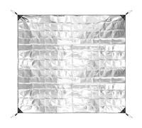 Estera de Camping Lámina de Espuma - Almohadilla para Dormir de Espuma de Papel de Aluminio, Estera de lámina Aislante térmica Aislante Impermeable para Mochila, Tienda de campaña de Playa, Picnic