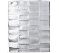 Estera de Camping, Manta Aislante de película de Aluminio Impermeable de 79 x 59, Almohadilla para Dormir aislada de algodón Perlado Espesado portátil Plegable para Tienda de campaña de Playa, Camp