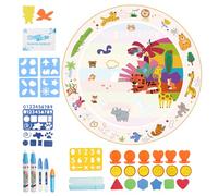 Estera De Dibujo De Agua - Estera De Garabato De Agua | Alfombra Para Colorear De Agua, Almohadilla De Pintura De Agua Transparente, Alfombra Para Colorear De Agua Creativa Para Niños, Juguete De Gara