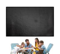 Estera de doble capa para exteriores Fireproof Bbq Mat - Outdoor Fireproof Grill Mat | Grill Mats for Outdoors Grills Deck Protector | Bbq Mats plegables Under Grills | Fire Pit Mâts Oil-Proof Grîlls