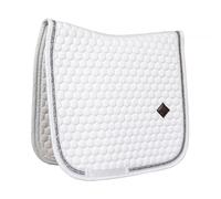 Kentucky Horsewear Dressage Saddle Pad Glitter Band - Blanco/Plata Kentucky Horsewear