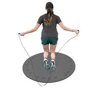 Estera de ejercicio antideslizante, estera para saltar la cuerda, Estera de entrenamiento antideslizante con almohadilla de salto de 60 cm, Almohadillas de gimnasio, estera de salto que absorbe los go