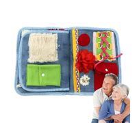 Estera de Ejercicio cognitivo: Terapia Ocupacional para Personas Mayores, Envoltura calmante para la ansiedad, Desarrollo de Habilidades motoras Finas para Personas Mayores, Cubierta de Tela táctil |