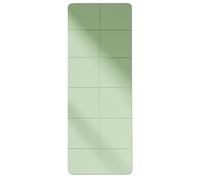 Estera de ejercicio plegable, Estera de yoga plegable, Esterilla portátil para gimnasio en casa, 72 x 24 x 0,1 pulgadas, funciona muy bien en cualquier piso para estiramientos, ejercicios cardiovascul
