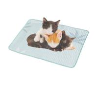 Estera de enfriamiento de gatos, alfombra de enfriamiento para perros - Cama de perros de enfriamiento frío | Mantas de cama portátiles de mascotas portátiles sin deslizamiento impermeables para el sc