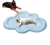 Estera de enfriamiento para mascotas,Estera de enfriamiento para perros,Linda almohadilla de hielo para mascotas con forma de nube | Suministros para mascotas de y verano para perros pequeños y med