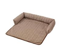 Estera de enfriamiento para mascotas para perros y gatos, almohadilla de descanso acolchada lavable con soporte lateral acolchado, uso en interiores para mascotas, sofá para mascotas, forro de cama,