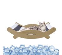 Estera De Enfriamiento Para Perros - Mate Base Del Gato | Almohada De Hielo De Refrigeración, Cama De Gato Elevada | Ruina De Hielo Aumentada Transpirable, Accesorios Para Mascotas, Meu