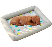 Estera De Enfriamiento Termocrómica For Perros, Almohadilla De Enfriamiento For Perros Grande 80x65 CM, Resistente A La Masticación, Absorbente, Reutilizable, Estera De Enfriamiento For Perros For Via
