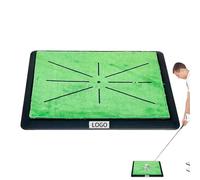 Estera de entrenamiento de Golf, Alfombra de Golf, Estera de Golf, Estera de descamación | Estera de golf interior engrosada con detección avanzada de palo y Volver de Camino para interior y exterior