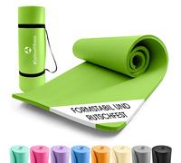 #DoYourFitness® Esterilla de fitness y yoga | Esterilla antideslizante suave y gruesa | 183 x 61 x 1,5 cm | ideal para gimnasia, pilates y yoga | Para principiantes y avanzados [verde]