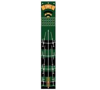 Estera de golf interior - entrenamiento de putter de golf portátil, maldita alfombra de práctica | Equipo profesional de entrenamiento de golf, soporte antideslizante verde interior para hombres fem