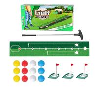 Estera de Golf para niños, Juego de Juguetes de Entrenamiento de Golf con Palos y Bolas, Equipo de Juegos al Aire Libre para Actividades Entre Padres e Hijos, Patio Trasero de Oficina en casa