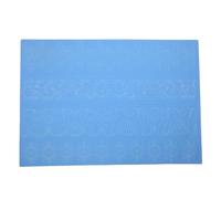 Estera de impresión de silicona, estera de repujado para fondant de grado alimenticio con patrón de encaje, molde reutilizable para decoración de pasteles para bodas, fiestas de cu