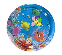 Estera de juego sensorial de agua, almohadilla de agua para gatos | Cartoon Water Pet Pets Babies Juega Mat - Divertido fresco jugando cama de agua dormida en casa afuera de entretenimiento para un ca