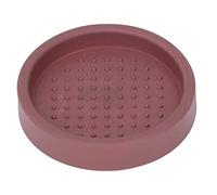 Estera de manipulador de café Wangcmcol, para almohadilla de café redonda antideslizante compacta, para uso en el hogar, material duradero premium, diseño de base no skid, (Café)