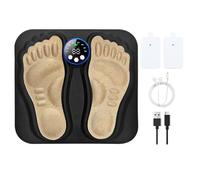 Estera de masaje de pies - 8 modos recargable de masaje de pies apoyo - Estimulación muscular recargable gente activa