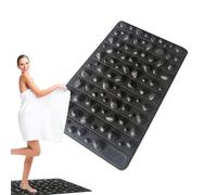 Estera de masaje de pies - Estera de reflexología para aliviar el estrés | Estera de yoga antideslizante para baño y exterior | Mejora la inmunidad y alivia las molestias en el talón y el