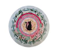 Estera De Péndulo - Almohadilla De Mensajes Metafísicos | Almohadilla De Péndulo De Radiestesia Para Gatos Negros De 22 Cm | Alfombrilla De Ratón Con Gráfico De Péndulos Y Decoración De Altar Espiritu