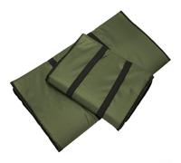 Estera de pesca plegable, almohadilla de aterrizaje portátil multifunción de 3 capas de almacenamiento plegable desenganche con correas de almacenamiento para pesca (verde)