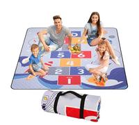 Estera de picnic al aire libre, manta de picnic impermeable - Estera plegable extra grande al alcance de la mano 78x78 pulgadas | Manta de camping verano primavera manta de sabb