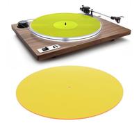 Estera de Plato Giratorio, Plato de Registro de Alfombrilla de Tocadiscos (YELLOW)