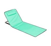 Estera De Playa, Silla De Salón Portátil, Alfombra Plegable Para Tomar El Sol Con Respaldo De Reposacabezas, 160x52x38 Cm, Cómoda Almohadilla De Asiento, Fácil De Configurar, Ideal Para Acampar En El