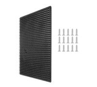 Estera de preparación de animales de granja - tablero de raspador de ganado para caballos, cabras, ganado - Montaje flexible de picazón Post para pared de cercas de corral, herramienta de auto-ma