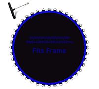 Estera de Salto de Repuesto para Cama Elástica - Compatible con Estructuras de 183/244/305/366/396/427/457 cm - Lona de Salto Resistente e Impermeable,Azul,Fits 13ft/396cm 80V