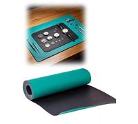 Estera de soldadura antiestática verde, almohadilla de banco de trabajo resistente al calor y al fuego de 2 mm for reparación de teléfonos y laboratorio de electrónica(0.6x2.4 meters)