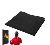 Estera de soldadura: cubierta de soldadura, protección y estera protectora de llama de llama | 100 x 100 cm, almohadilla de soldadura contable para soldadura, soldadura, dirección dura, sanitaria