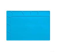 Estera de soldadura S120 Estera de trabajo de silicona resistente al calor con antiestática adecuada para estaciones de reparación de electrónica y tareas de soldadura