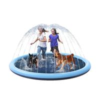 Estera de sprudel para | Estera de pulverización Inflable para el jardín | Área de Juego de Agua sin Deslizamiento, Juego de enfriamiento para pequeños, y niñas, Alfombra de Agua de