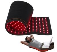 Estera De Terapia De Luz Roja, Almohadilla Térmica Con 360 Piezas De Cuentas LED, Luz Roja De 660nm Y 850nm, Temperatura Ajustable De 5 Engranajes, Tiempo De 10-90 Minutos, Para Aliviar El Dolor