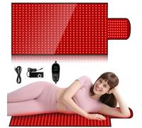 Estera De Terapia De Luz Roja Corporal, Manta De Terapia De Luz Roja, Almohadilla Grande LED 2 En 1 De 660 Nm Y 850 Nm For Todo El Cuerpo, Alivio Del Dolor(770 leds)
