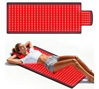 Estera De Terapia De Luz Roja Corporal, Manta De Terapia De Luz Roja, Almohadilla Grande LED 2 En 1 De 660 Nm Y 850 Nm For Todo El Cuerpo, Alivio Del Dolor(420leds)