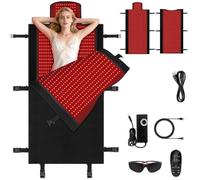 Estera De Terapia De Luz Roja For Todo El Cuerpo, LED 2 En 1 (660 Nm Y 850 Nm), Manta De Terapia De Luz Roja For Todo El Cuerpo, Alivio Del Dolor(2570 leds)