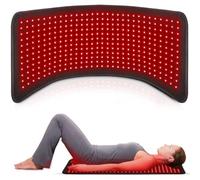 Estera De Terapia De Luz Roja LED De 360 Uds., Cinturón De Terapia De Luz Infrarroja, Almohadilla Envolvente Grande For Espalda, Cintura, Hombros Y Alivio Del Dolor Muscular