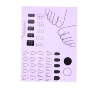 Estera de uñas de silicona, alfombra de uñas - Almohadillas de mesa de uñas portátiles para protección de manicura | Guía profesional de pegatinas para uñas, herramientas de manicura, estera de