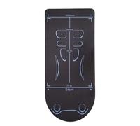 Estera De Yoga Antideslizante: Estera De Pilates De Ejercicio De 8 Mm De Grosor, Almohadilla De Entrenamiento Reutilizable De 140 × 50 Cm, Tapetes De Entrenamiento Portátiles Con Marcas De Alineación