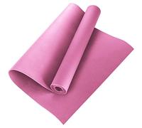 Estera de Yoga con Correa, Estera de Yoga de 4 Mm EVA EVA Antideslizante Fitness Slim Yoga Home Gym Esteras de Ejercicio para Mujeres, Hombres y Niños (Rosa)