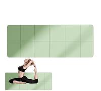 Estera de yoga plegable, Estera de ejercicio plegable - Esterilla de gimnasio ligera | 72 x 24 x 0,1 pulgadas, funciona muy bien en cualquier piso para estiramientos, ejercicios cardiovasculares o eje