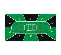 Estera del póker de Holdem, Estera de Texas Holdem,Tapete de Goma para Mantel de Juego de | Texas Poker Pad para Salas de Juegos de Mesa, reuniones de Amigos y Entretenimiento en el hogar