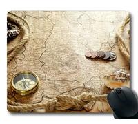 Estera del ratón, Mapa de Pantalla mapquest indicaciones de conducción, Alfombrilla de ratón con Bordes cosidos