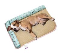 Estera fría para perros, alfombrilla de perro frío - Gato Sleeping Cushion,Gato transpirable Sleeping Cushion, bloque de enfriamiento de cachorro de clima cálido para sala de estar patio trasero
