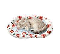 Estera fría para perros,Cojín portátil con motivos florales,Esterilla térmica para mascotas al aire libre - para casa Sala de estar dormitorio canasta para perros cachorro mayor gato verano sueño