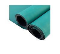 Estera grande del banco de trabajo de la soldadura Alfombrilla de soldadura de goma con control de estática, color verde, 15,8 pulgadas de ancho y varias longitudes.(15.8x433.4")