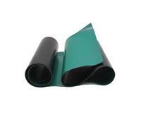 Estera grande del banco de trabajo de la soldadura Alfombrilla de soldadura de goma for estación de trabajo, color verde, varios tamaños, paquete de 1(130x750x0.15cm)