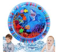 Estera Inflable del Juego del Agua, Estera Agua para los niños | Alfombra de Juegos acuáticos con Tema oceánico para niños | Tapete sensorial Inflable, Juguete de Desarrollo para estimular el crec